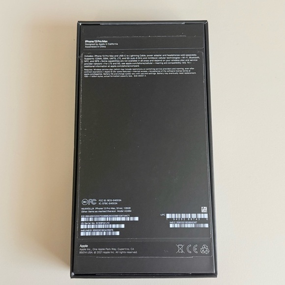 iPhone 13 Pro Max Silver 128GB Box Only - Picture 3 of 3